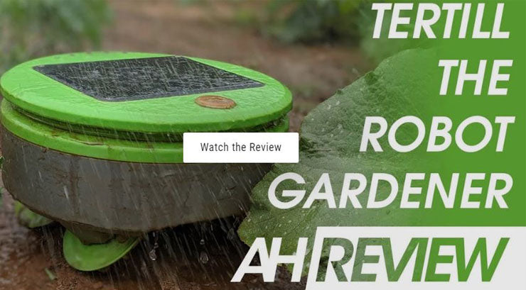 "Tertill is the Roomba of the garden. It roams around plucking weeds throughout the day and removing the single most irritating part of gardening from the equation: weeding. This robot gardener is solar-powered and completely self-contained.