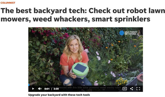 Learn why Jennifer Jolly, reporting for USA Today,  is obsessed with the Tertill Weeding Robot. She calls it her new Backyard BFF in the article..